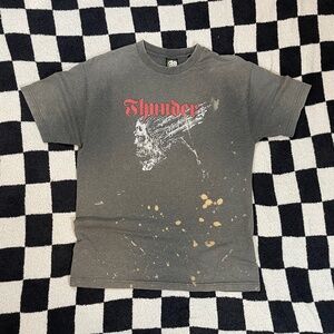 vintage y2k thunder trucks skateboard shirt thrashed size large